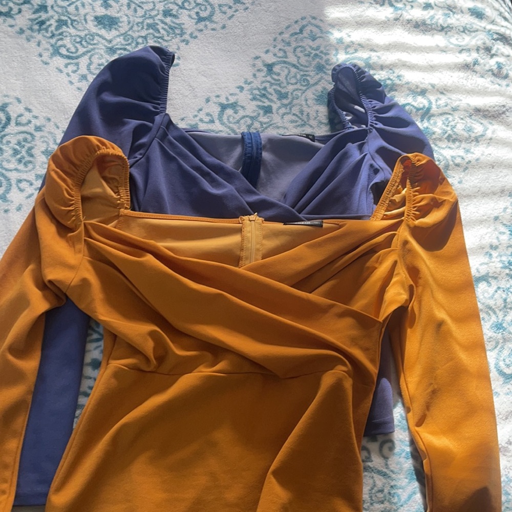 Bundle sweetheart neck tops
